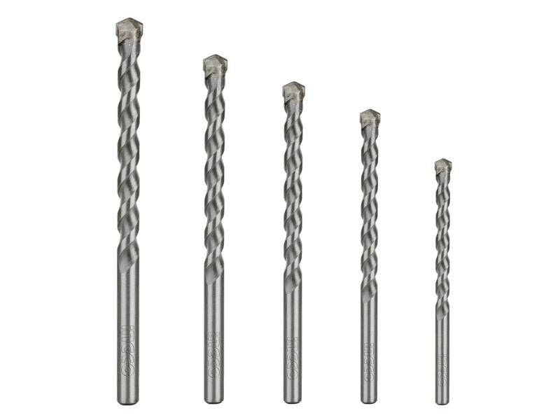 INGCO Kőzetfúró készlet 5 részes 4-10 mm hengeres