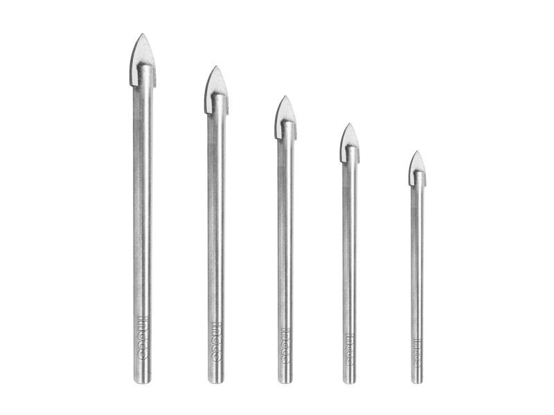 INGCO Üveg és csempefúrószár készlet 5 részes 4-10 mm