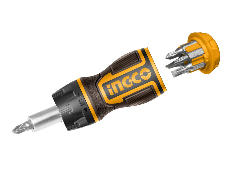 INGCO Racsnis csavarhúzó készlet 8 részes CrV