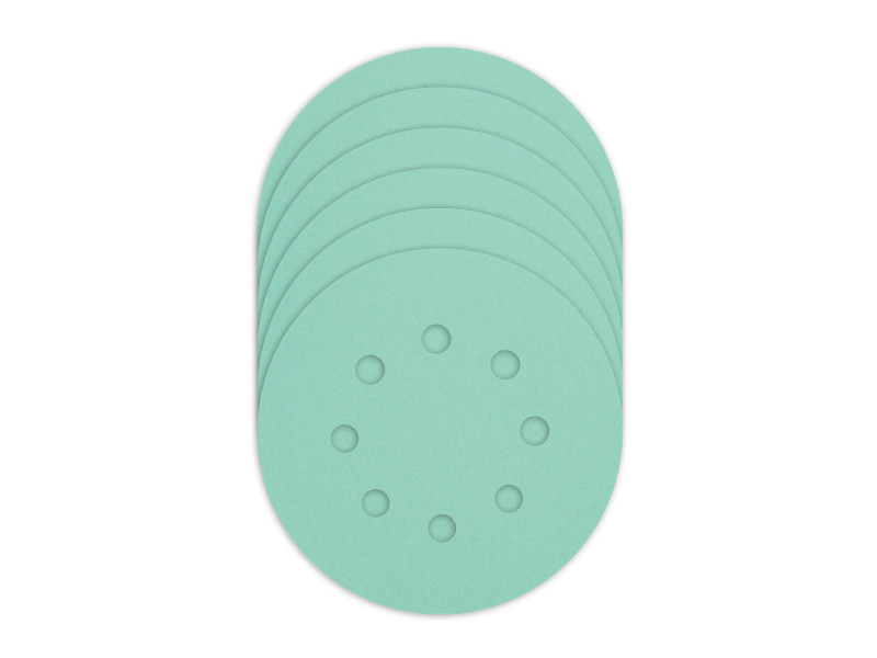 INGCO Tépőzáras fíbertárcsa 125 mm 8 lyukas (50 db)