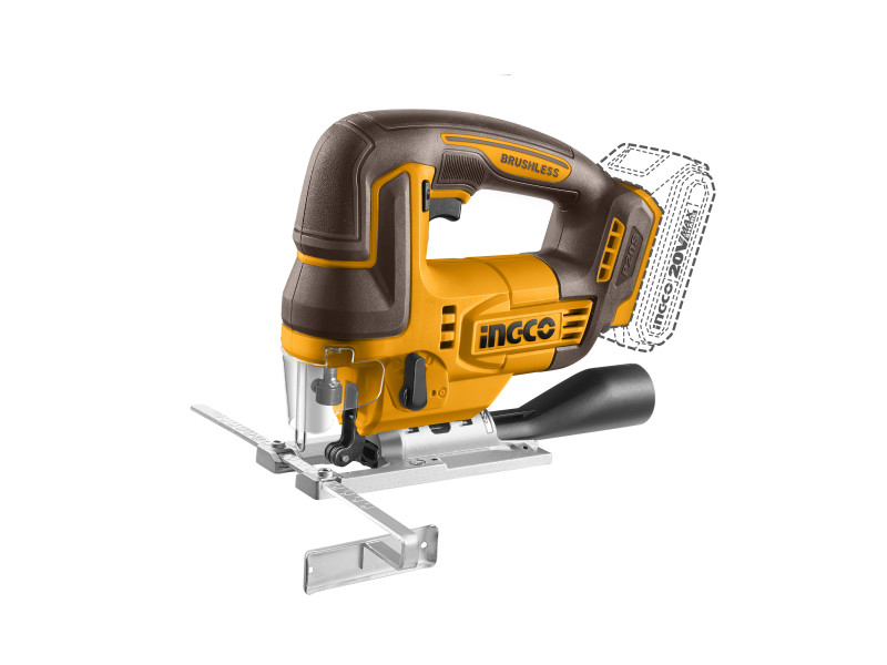 INGCO Akkus dekopírfűrész 20 V szénkefe nélküli (akku és töltő nélkül)