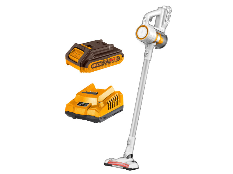 INGCO Akkus porszívó 0,8 l 20 V (1 x 2,0 Ah akku + töltő)