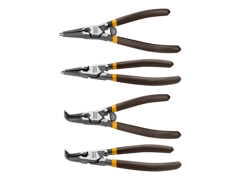 INGCO Seeger fogó készlet 4 részes 125 mm