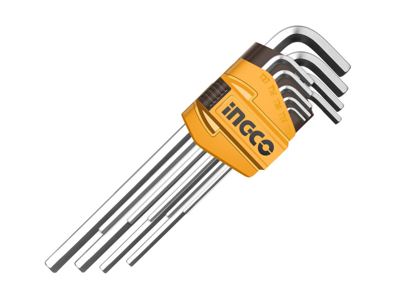 INGCO Imbuszkulcs készlet 9 részes 1,5-10 mm S2