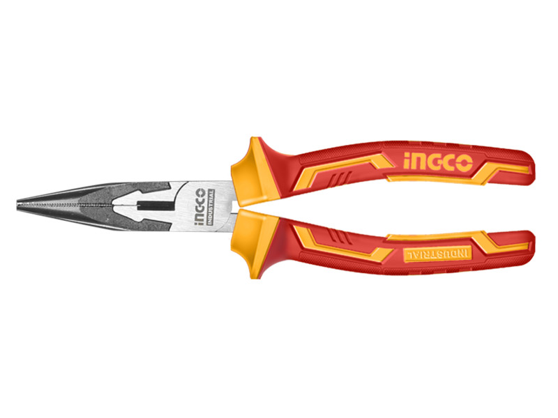 INGCO Hosszúcsőrű fogó 160 mm 1000 V-ig szigetelt
