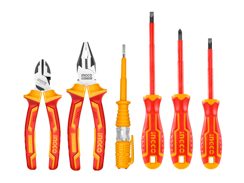 INGCO Szigetelt szerszám készlet 6 részes 1000 V-ig szigetelt