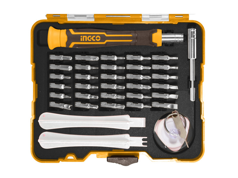 INGCO Precíziós csavarhúzó készlet 37 részes