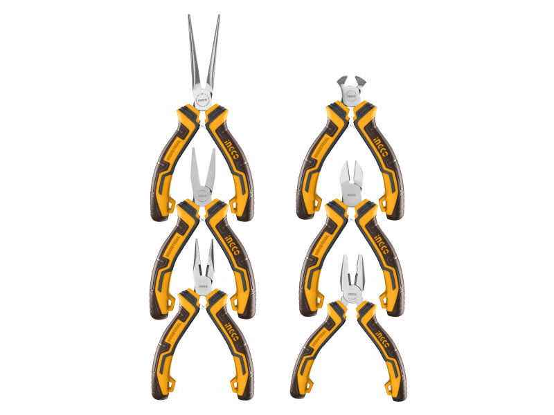 INGCO Mini fogó készlet 6 részes 115 mm