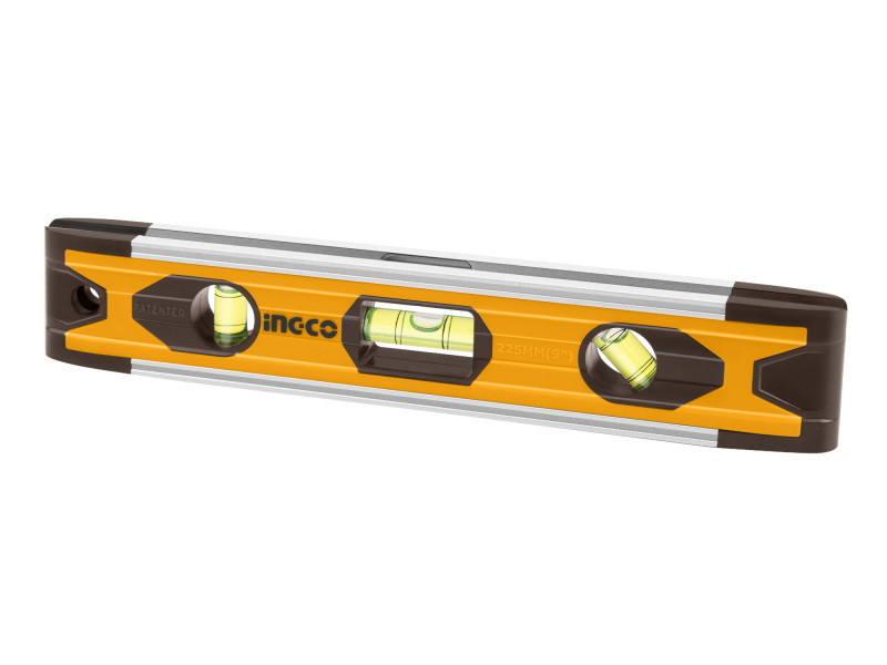 INGCO Mini vízmérték 225 mm 3 libella mágneses
