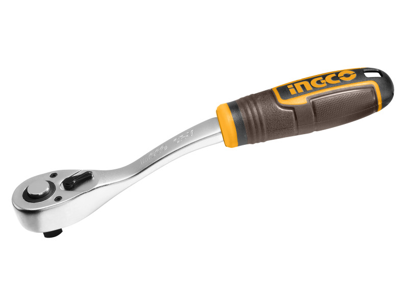 INGCO Racsnis hajtószár 1/2" 255 mm 72T hajlított CrV