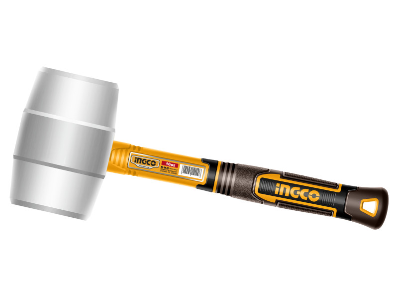 INGCO Gumikalapács 450 g üvegszálas nyél